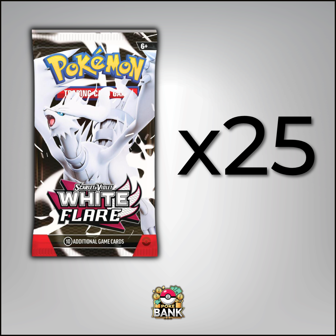 White Flare - 25 Pokémon Booster Packs