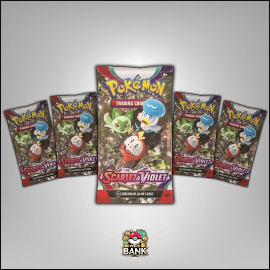 Scarlet & Violet - 5 Booster Packs